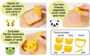 CuteZCute Animal Friends Food Deco Cutter and Stamp Kit