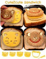 CuteZCute Animal Friends Food Deco Cutter and Stamp Kit N5