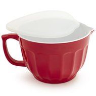 Sur La Table Batter Bowl with Lid FR9208 , Red