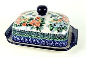 Polish Pottery Maria Butter Dish