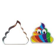Unicorn Poop Cookie Cutter - Create Your Own Magical Rainbow Unicorn Colored Poo Shaped Cookies with Your Favorite... N4
