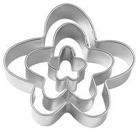Wilton 417-436 Funny Flower Fondant Cut-Outs, Set of 3