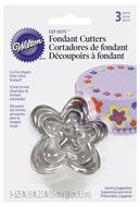 Wilton 417-436 Funny Flower Fondant Cut-Outs, Set of 3 N2