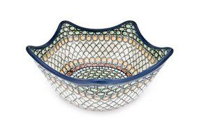 Polish Pottery Tranquility Five Point Bowl