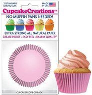 CupcakeCreations&trade; Baking Cups - Light Pink N2