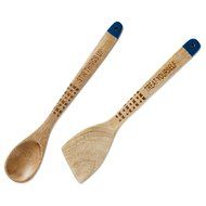 Hallmark Home Clever Kitchen Everyday Collection, Stoneware Rolling Pin with Wood Handles N13