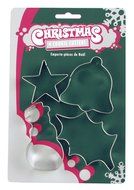 Fox Run Christmas Cookie Cutter Set, 4 Pieces