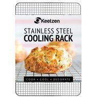 Cooling Rack by Keetzen 100% Real Stainless Steel 12 Inch x 17 Inch for Baking, Roasting &amp; Decorating with Cross...