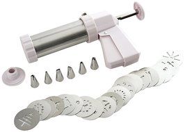 Silikomart Wonder Cakes Collection Stainless Steel Cookie Press Kit