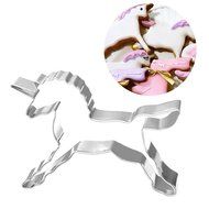 Stainless Steel Unicorn Biscuit Cookie Cutter Fondant Mold for Baking