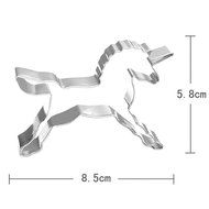 Stainless Steel Unicorn Biscuit Cookie Cutter Fondant Mold for Baking N2