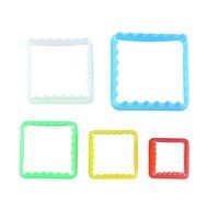 Two-sided Square Cookie Cutters Multi-size Biscuit Cutter Set by Pparty N2