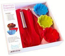 OvalPop Premium Silicone Cupcake Baking Set with Nonstick Cupcake Liners, Our Silicone Bakeware is Easy Cleanup...