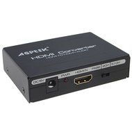 AGPtek&reg; HDMI to HDMI + SPDIF + RCA L / R Audio Extractor Converter (HDMI input,HDMI+ Audio output)