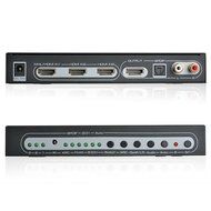 AGPtek&reg; HDMI to HDMI + SPDIF + RCA L / R Audio Extractor Converter (HDMI input,HDMI+ Audio output) N8