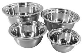 Iconikal 4-Piece Stainless Steel Mixing Bowl Set - EZ-Grip Edges N2