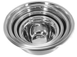 Iconikal 4-Piece Stainless Steel Mixing Bowl Set - EZ-Grip Edges N3