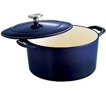 6.5 Qt Enameled Round Cast Iron Dutch Oven-Tramontina