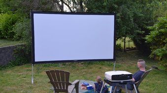 Visual Apex ProjectoScreen144HD Portable Movie Theater Projector Screen 16:9 format N5