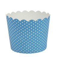 Blue Sky 1265 20 Count Scalloped Cupcake Baking Cups, Small, White N3