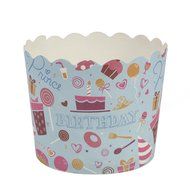 Blue Sky 1265 20 Count Scalloped Cupcake Baking Cups, Small, White N11