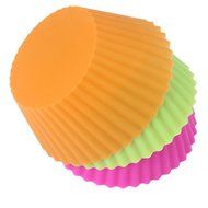 Binwo 12-pack Vibrant Reusable Standard Silicone Baking Cups/Cupcake Muffin Liners Molds in Storage Container(...