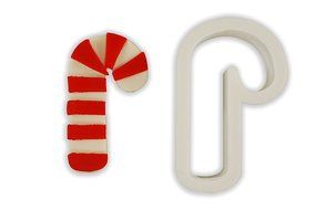 Fat Candy Cane Cookie Cutter - MINI - 2 Inches