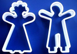 1 X NEW GingerBread Man Doll Girl Boy Groom Bride Man Woman Sugar COOKIE BISCUIT CUTTER