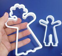 1 X NEW GingerBread Man Doll Girl Boy Groom Bride Man Woman Sugar COOKIE BISCUIT CUTTER N3