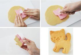 Cat cookie cutter "Nyankizu" A-76592 N4