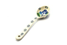 Polish Pottery Spoon - Small - Blue Berries