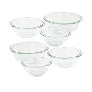 Pyrex 6001001-2PK - Prepware 6-Piece Mixing Bowl Set, Clear