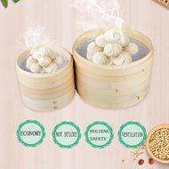 Lucky Gourd Reusable Non-Stick Silicone Steamer Pad Mesh Round Dumplings Mat,Pack of 4 (11.8 Inch/30 CM)