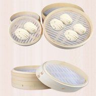 Lucky Gourd Reusable Non-Stick Silicone Steamer Pad Mesh Round Dumplings Mat,Pack of 4 (11.8 Inch/30 CM) N3