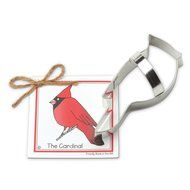 Cardinal Cookie and Fondant Cutter - Ann Clark - 5.5 Inches - US Tin Plated Steel