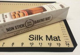 Silk Mat Non-Stick Silicone Baking Mat, Half Sheet Size, 11-5/8 x 16-1/2 (1) N3