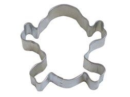 R&amp;M Skull &amp; Cross Bones 3.5&quot; Cookie Cutter in Durable, Economical, Tinplated Steel