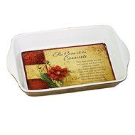 Abbey Press "Pass-it-On" Casserole Dish, 13.25 by 9 by 2.5"