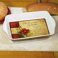 Abbey Press "Pass-it-On" Casserole Dish, 13.25 by 9 by 2.5" N2