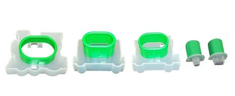 Cuisipro Train Set Snap-Fit 5-Piece Cookie Cutter Set. N3
