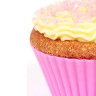 Silicone Baking Cups, Cupcake Liners, Non-stick Muffins Cup Molds -24 Pack- 8 Vibrant Colors Round (24 Pcs) N6