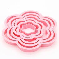 Joylive 6pcs Plum Blossom Flower Shape Cake Biscuit Cookie Cutter Decorating Mold Tools N2