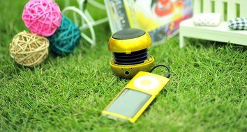 DIVOOM iTour 20 Gold Universal Bass Driven Speaker for iPod, iPhone, iPad, Tablet, Phone, PSP, DS &amp; More N4
