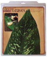 EuroQuest Imports Large Tropical Deco Parchment Leaves, Package of 10