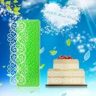 Fanhesheng Set of 3, Little Flowers Embossing Cake Lace Fondant Mold, Rattan Shaped Sugar Veil Cupcake Mat Silicone... N3
