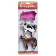 Jt International Distributors Farm Design Cookie Cutter Set of Three