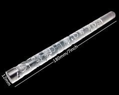 yueton Clear Mini Acrylic Lovely Cat and Cat Pad Fondant Rolling Pin Dough Roller Cup Cake Top Decoration Roller... N2