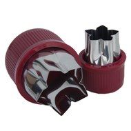 LOHOME Vegetable Cutter Mold, Stainless Steel Mini Cookie Cutters Flower Shape Slicer Cake Fruit Cut Tool, Set... N5