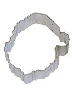 R&amp;M Santa Face 3.75&quot; Cookie Cutter in Durable, Economical, Tinplated Steel