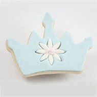 Ann Clark Crown Cookie Cutter Set - 2 Piece - Crown and Princess Crown - Tin Plated Steel N3